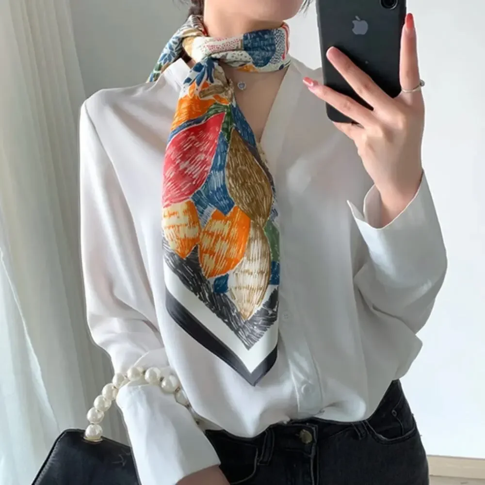 👉 Colorful Boho Bliss Silk Scarf